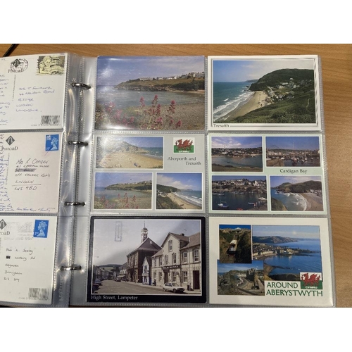 21 - Large album of tourist type postcards (approx 250 cards)