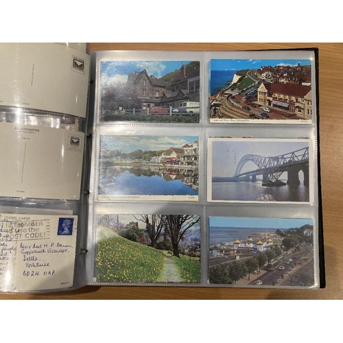 23 - Large album of modern tourist postcards, many scenes you will recognise (approx 250 cards) heavy alb... 