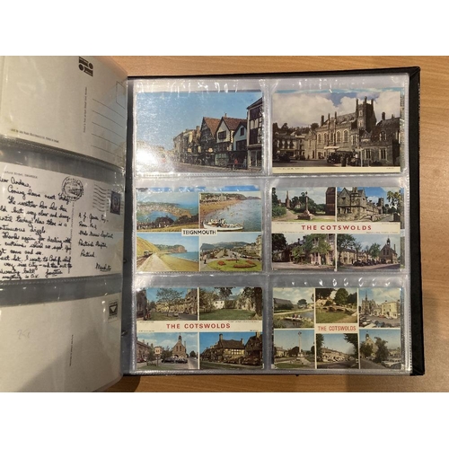 23 - Large album of modern tourist postcards, many scenes you will recognise (approx 250 cards) heavy alb... 