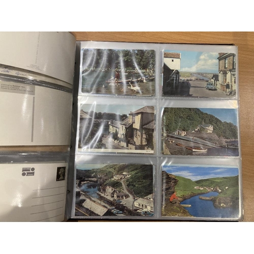 27 - Large album of mainly tourist type postcards towns A-D (approx 250 cards) heavy album