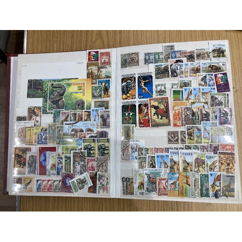 58 - STAMPS Large accumulation of World stamps in crammed stockbook (1000's)