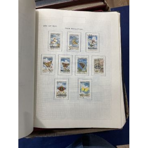 63 - STAMPS : World accumulation in nine albums and stock books, Hungary, New Zealand, Spain, Belgium, Cz... 