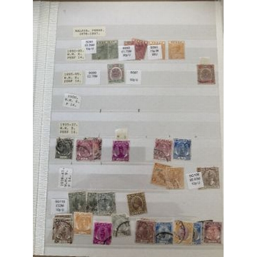 62 - STAMPS : BRITISH COMMONWEALTH, stockbook with mint & used with a useful range of Malaya, British Afr... 