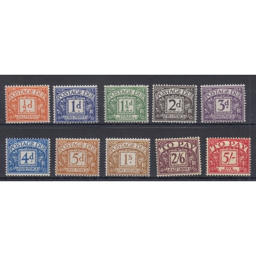 306 - STAMPS GREAT BRITAIN : 1955 Postage Dues set to 5/- unmounted mint SG D46-D55