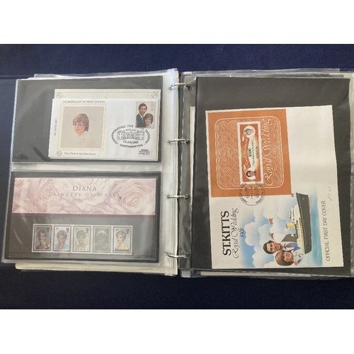 310 - STAMPS FIRST DAY COVERS Five albums of covers including Princess Diana covers