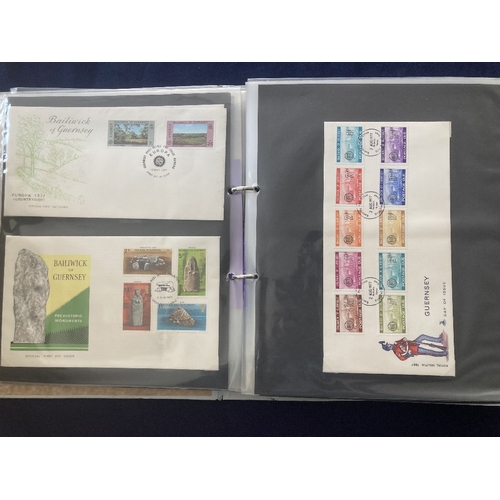 86 - STAMPS CHANNEL ISLANDS Box of various albums and folders of Channel Islands and Isle of Man stamps a... 