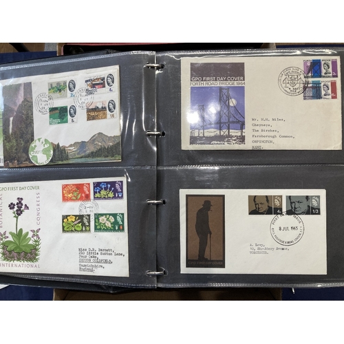 91 - STAMPS 1961-1995 First Day Covers in 7 albums