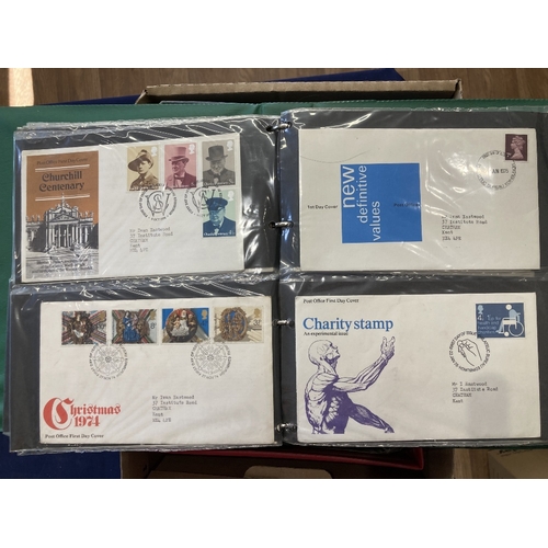 94 - STAMPS FIRST DAY COVERS Six albums of covers including Benham silks