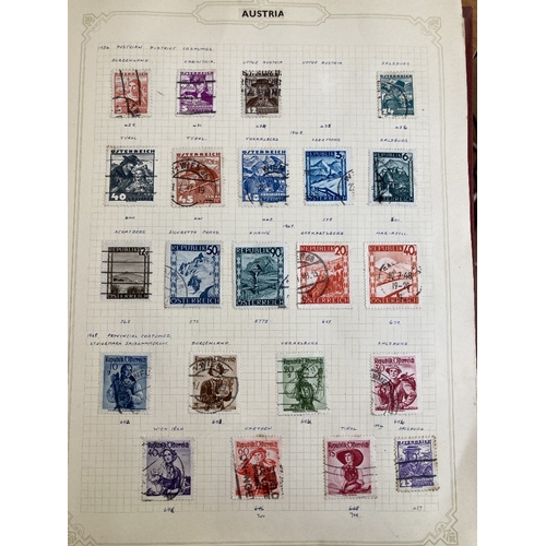 314 - STAMPS : World stamps in two albums mainly used reasonable early material