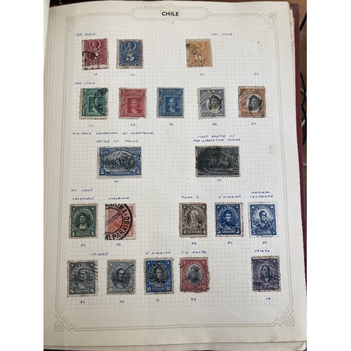 314 - STAMPS : World stamps in two albums mainly used reasonable early material