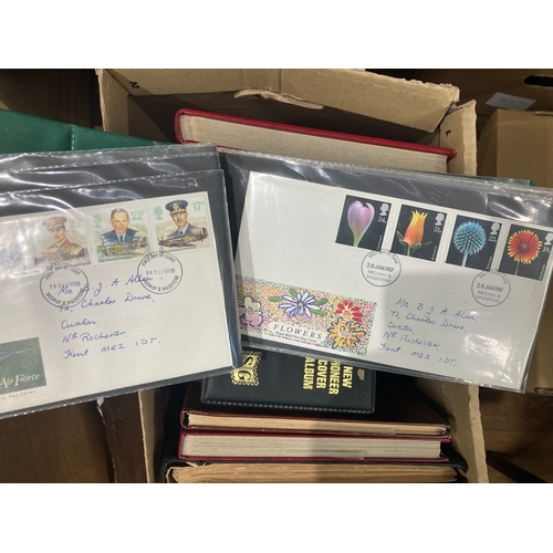 79 - STAMPS GREAT BRITAIN : Eight stock books plus spring back album plus a couple of FDC albums. Good GB... 