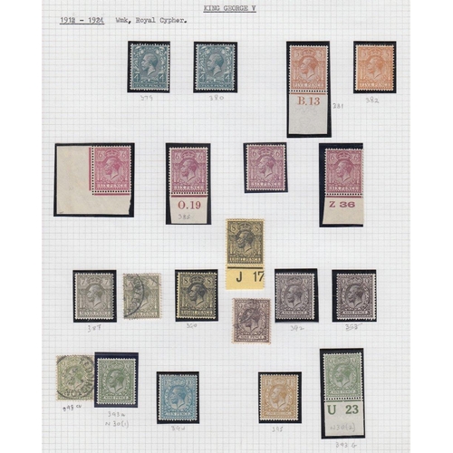 127 - STAMPS GREAT BRITAIN : 1841 to 1936 mint and used collection in an album with some useful Victorian ... 