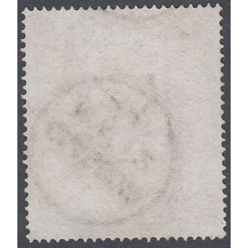 201 - STAMPS GREAT BRITAIN 1867 5/- Pale Rose plate 2, very fine CDS example (GI) SG 127