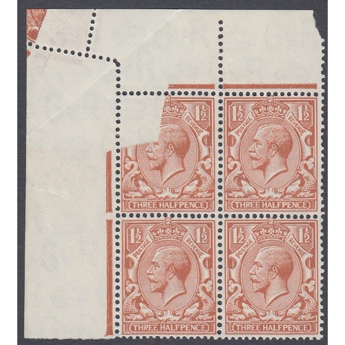 232 - STAMPS GREAT BRITAIN 1924 1 1/2d Red Brown 