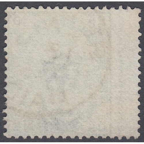 191 - STAMPS GREAT BRITAIN 1873 1/- Green plate 11, superb used example St Thomas steel CDS SG 150