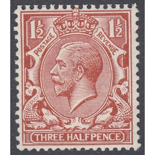 226 - STAMPS GREAT BRITAIN 1912 1d Red Brown 