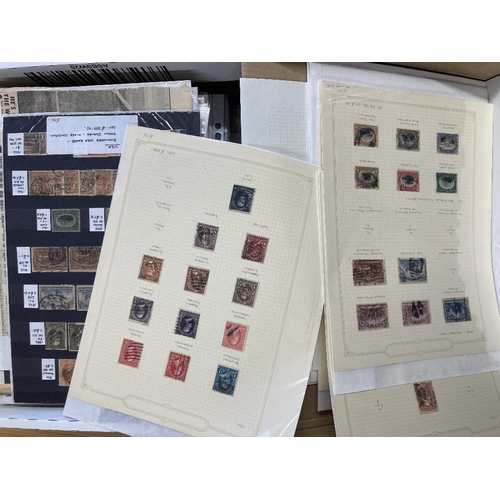 5 - STAMPS : WORLD, box with various on album or stock pages, with some useful items spotted inc Monaco ... 