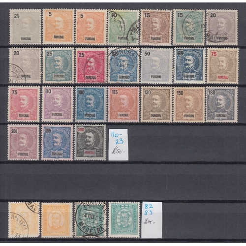 529 - STAMPS POTUGAL : A mint and used selection on nine double-sided stock pages with many useful and bet... 