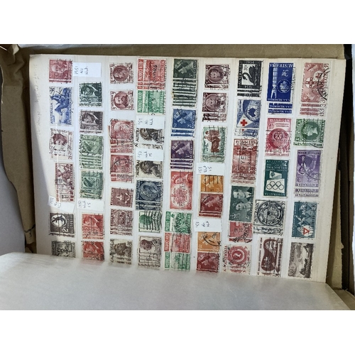 46 - Small World glory box with better early stamps noted from GB , Australia etc , viewing recommended