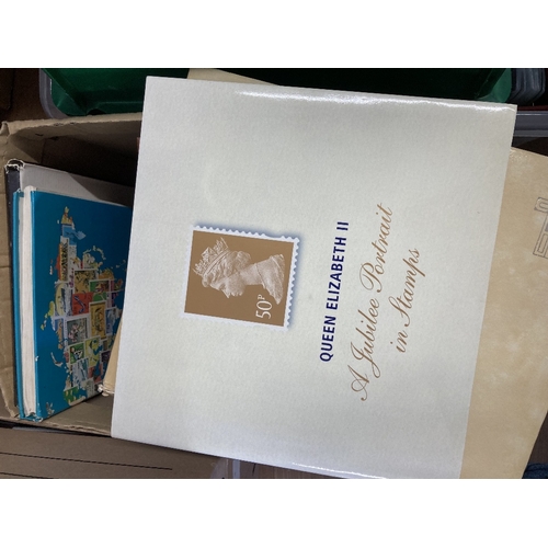 57 - CHARITY STAMPS : Various albums and stock books including FDC's and mint stamps , (being sold on beh... 