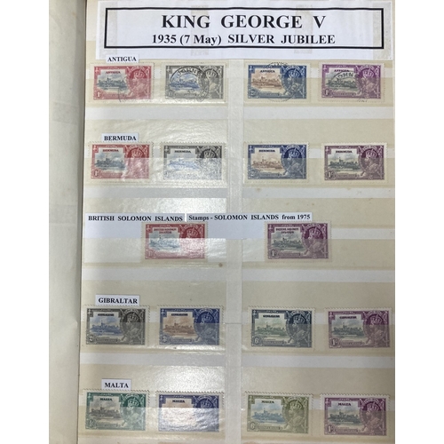 13 - STAMPS : Box of GB and Commonwealth stock books including better Australia (10/- Pink Specimen) and ... 