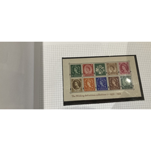 133 - STAMPS GREAT BRITAIN : Six Stanley Gibbons albums mint and used many cylinder blocks etc and minor f... 