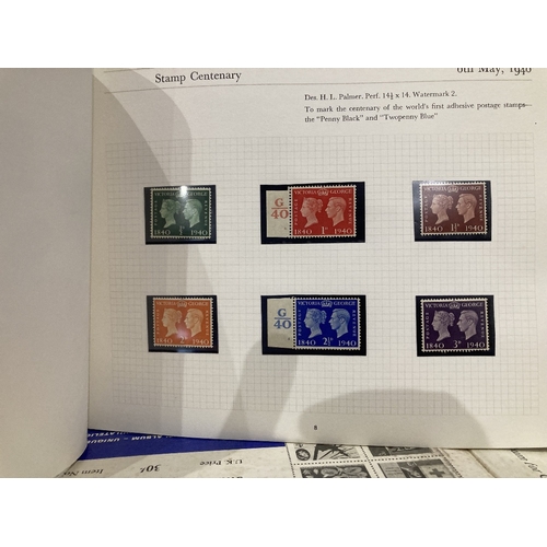 133 - STAMPS GREAT BRITAIN : Six Stanley Gibbons albums mint and used many cylinder blocks etc and minor f... 