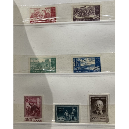 326 - STAMPS CHINA : Special Chinese album with U/M People's Republic issues from 1949 to 1954. Includes 1... 