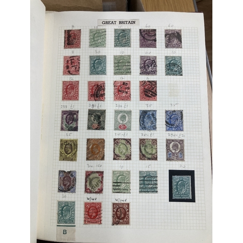 136 - STAMPS GREAT BRITAIN : Mixed box of GB  QV to QEII and Regionals mint and used, plus a few FDC's and... 