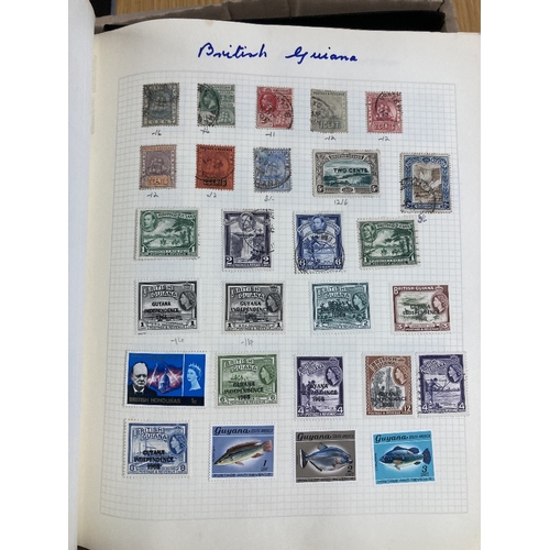 20 - STAMPS : Mixed box of eleven albums, worth viewing as better stamps spotted, better than average sma... 