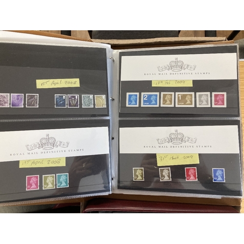 121 - STAMPS GREAT BRITAIN : First Day Covers in two large boxes with some Presentation Packs including Ma... 