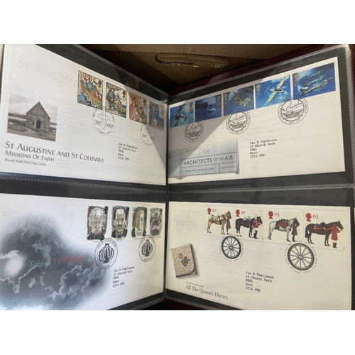 121 - STAMPS GREAT BRITAIN : First Day Covers in two large boxes with some Presentation Packs including Ma... 