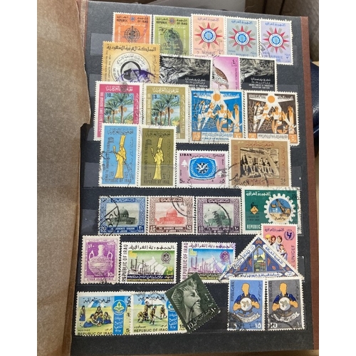 26 - STAMPS : Large box with collections of Australia, Canada, Royalty etc mint and used