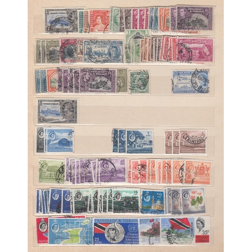 30 - STAMPS : Commonwealth  used in very full 16 page stock book values to £2 and $4