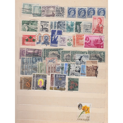 30 - STAMPS : Commonwealth  used in very full 16 page stock book values to £2 and $4