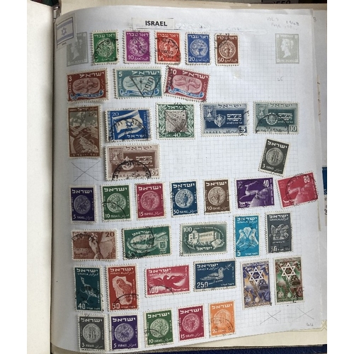 36 - STAMPS : Mixed box of albums and stockbooks, Iceland, Ireland, Isreal etc