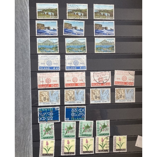 36 - STAMPS : Mixed box of albums and stockbooks, Iceland, Ireland, Isreal etc