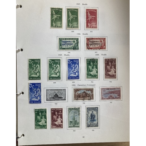 37 - STAMPS : Mixed box of various albums, Netherlands, New Zealand, Switzerland, Spain etc, early to mod... 