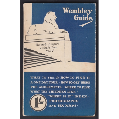 81 - Collection of 1924/25 Wembley material, including guides etc and 