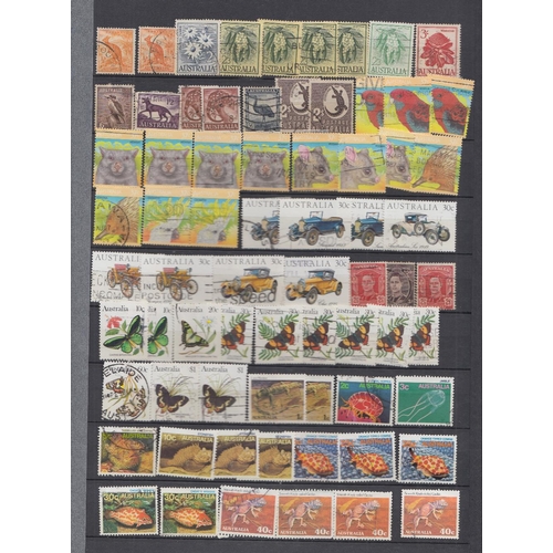 276 - STAMPS AUSTRALIA Used collection 1953 onwards 110's of stamps with many better values