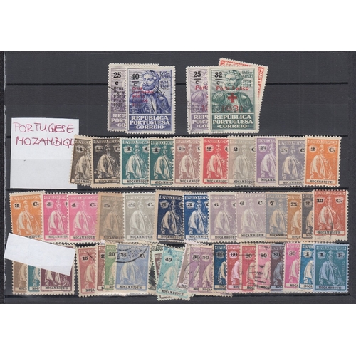 529 - STAMPS POTUGAL : A mint and used selection on nine double-sided stock pages with many useful and bet... 