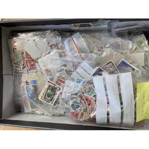 59 - STAMPS CHARITY : Box of mixed off paper World stamps (1000's) (being sold on behalf of the Friends o... 