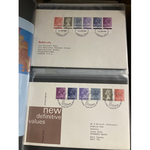 252 - STAMPS FIRST DAY COVERS Box of eight albums of FDC's and event covers (100's)