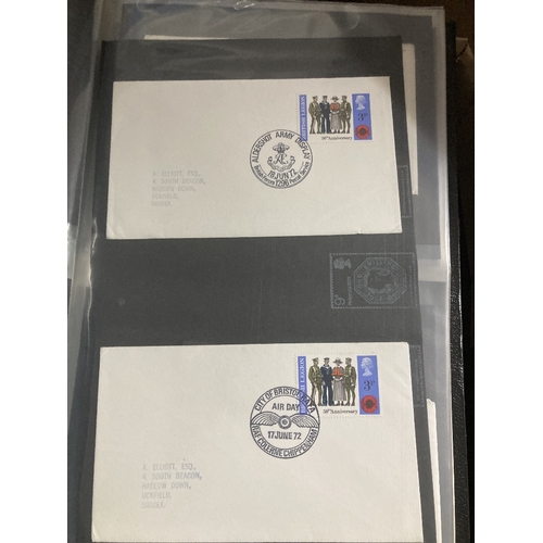 252 - STAMPS FIRST DAY COVERS Box of eight albums of FDC's and event covers (100's)