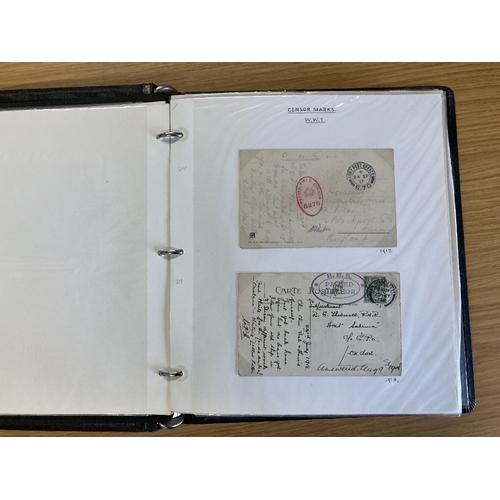 146 - STAMPS GREAT BRITAIN Album of postal history from 1770's through to early QEII, some great postal ma... 