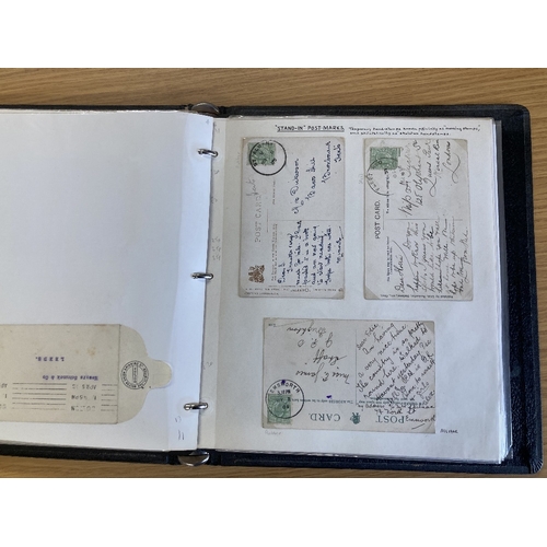 146 - STAMPS GREAT BRITAIN Album of postal history from 1770's through to early QEII, some great postal ma... 