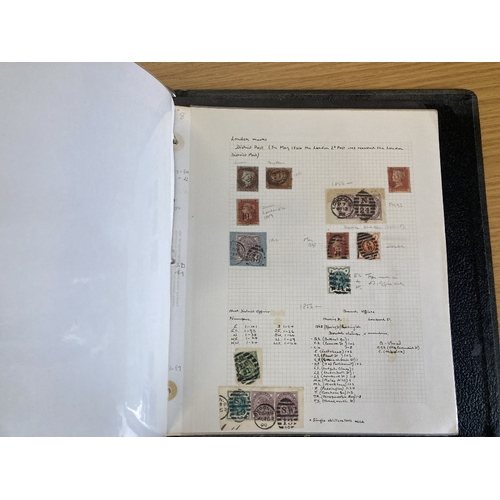 146 - STAMPS GREAT BRITAIN Album of postal history from 1770's through to early QEII, some great postal ma... 