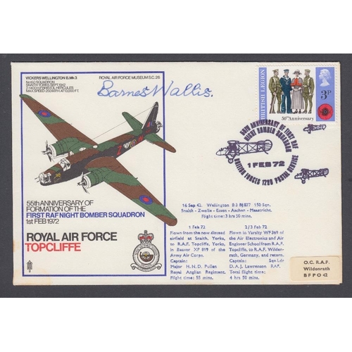 203 - POSTAL HISTORY Three Albums of RAF covers many of them signed with good signatures noted Douglas Bad... 