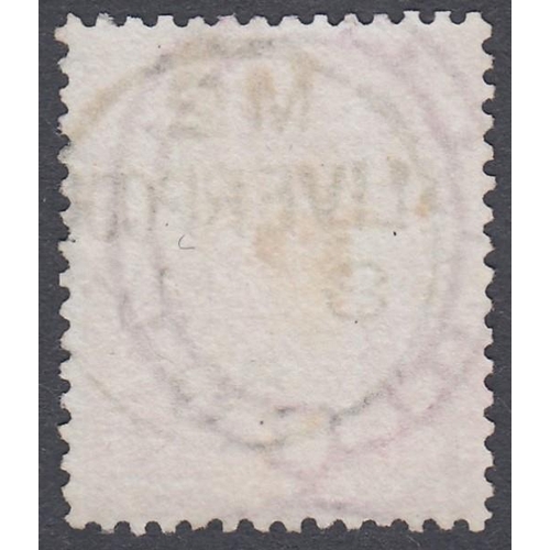 312 - STAMPS : GREAT BRITAIN 1857 4d Rose Large Garter, fine used Liverpool CDS SG 66a