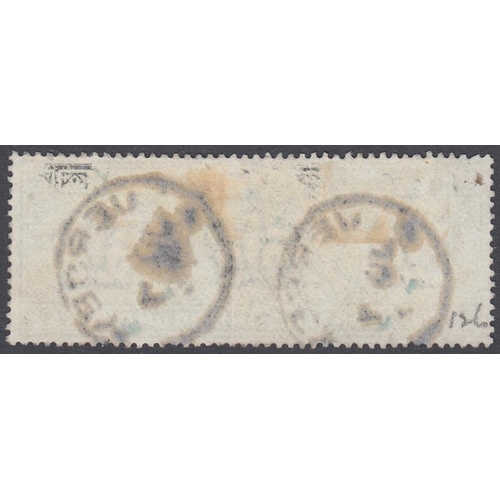 319 - STAMPS GREAT BRIATIN : 1902 £1 Green good used example cancelled by two Jersey CDS's SG 266